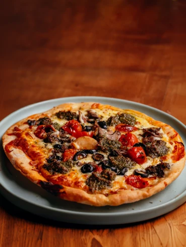 Pizza maçarico-de-bico-fino